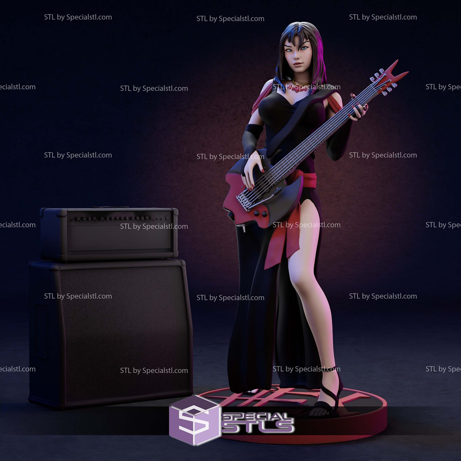 Scooby Doo Hex Thorn STL Files 3D Model — view 2