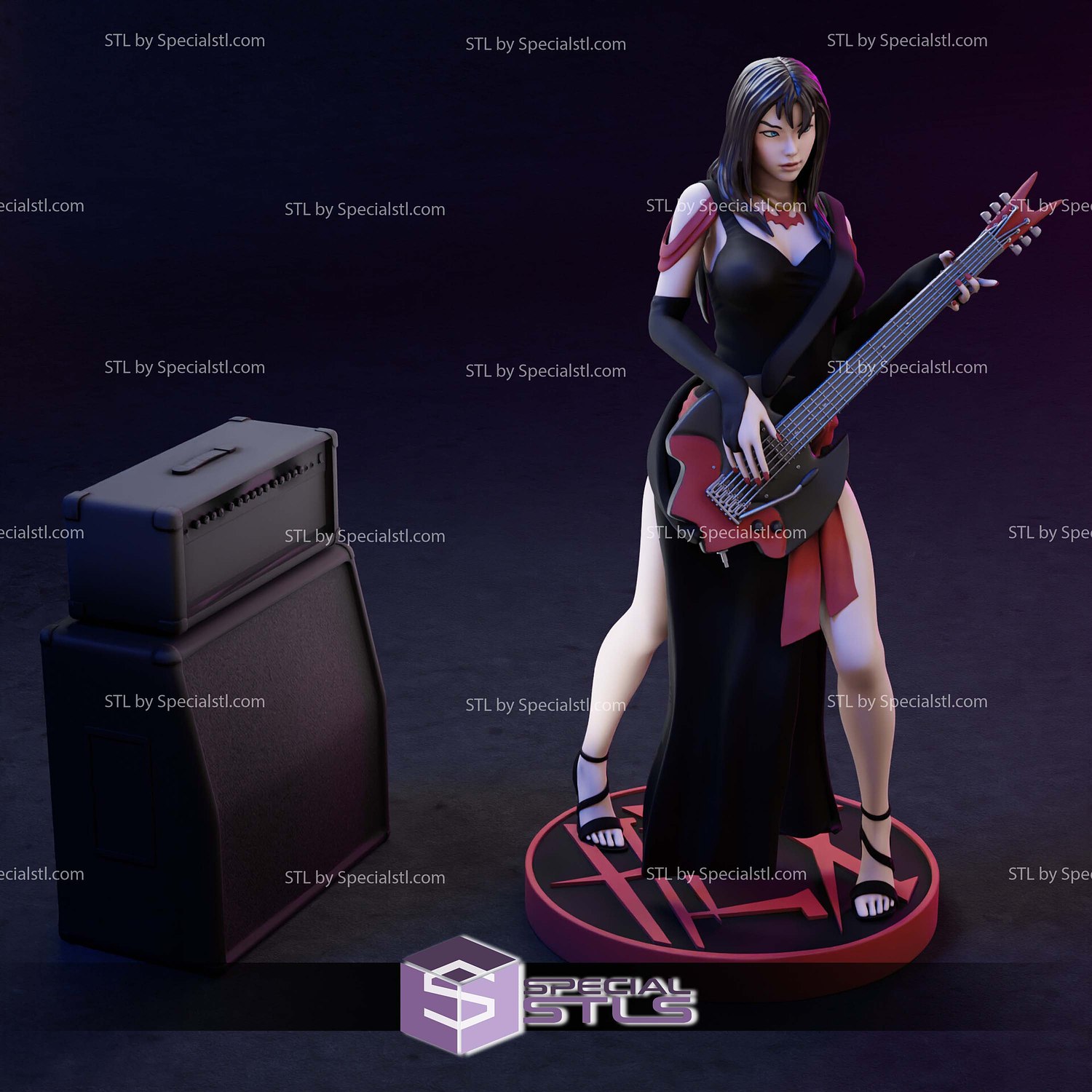 Scooby Doo Hex Thorn STL Files 3D Model — view 3