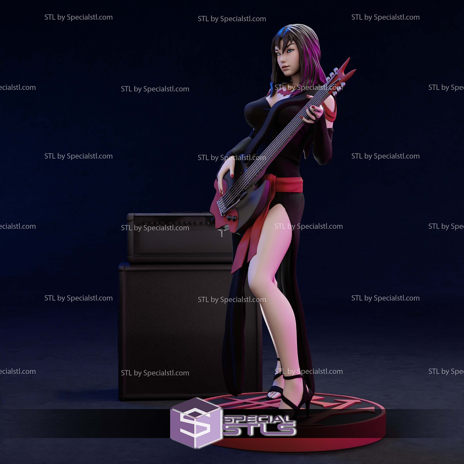 Scooby Doo Hex Thorn STL Files 3D Model — view 4