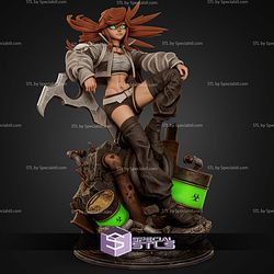 Riyo Reaper Gachiakuta 1-6 Sitting Pose STL Files 3D Model