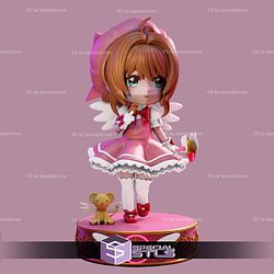 Sakura Card Captor Chibi V2 3D Printing Models STL Model — view 1