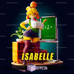 Isabelle Ultra Short Curvy STL Files 3D Model