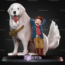 Belle and Sebastian STL Files 3D Model