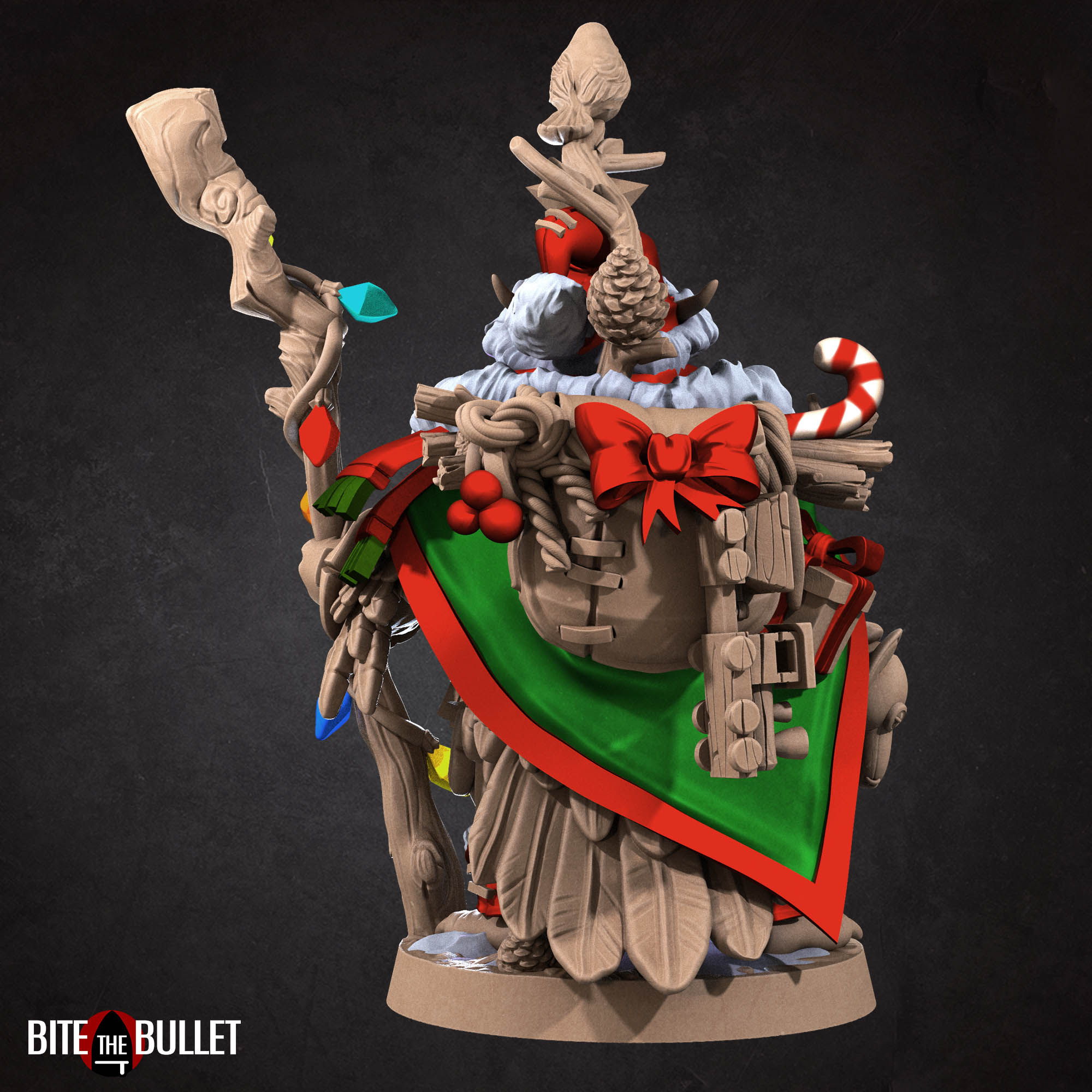 Uka, the Forest Keeper Owlfolk 3D STL Model — view 3