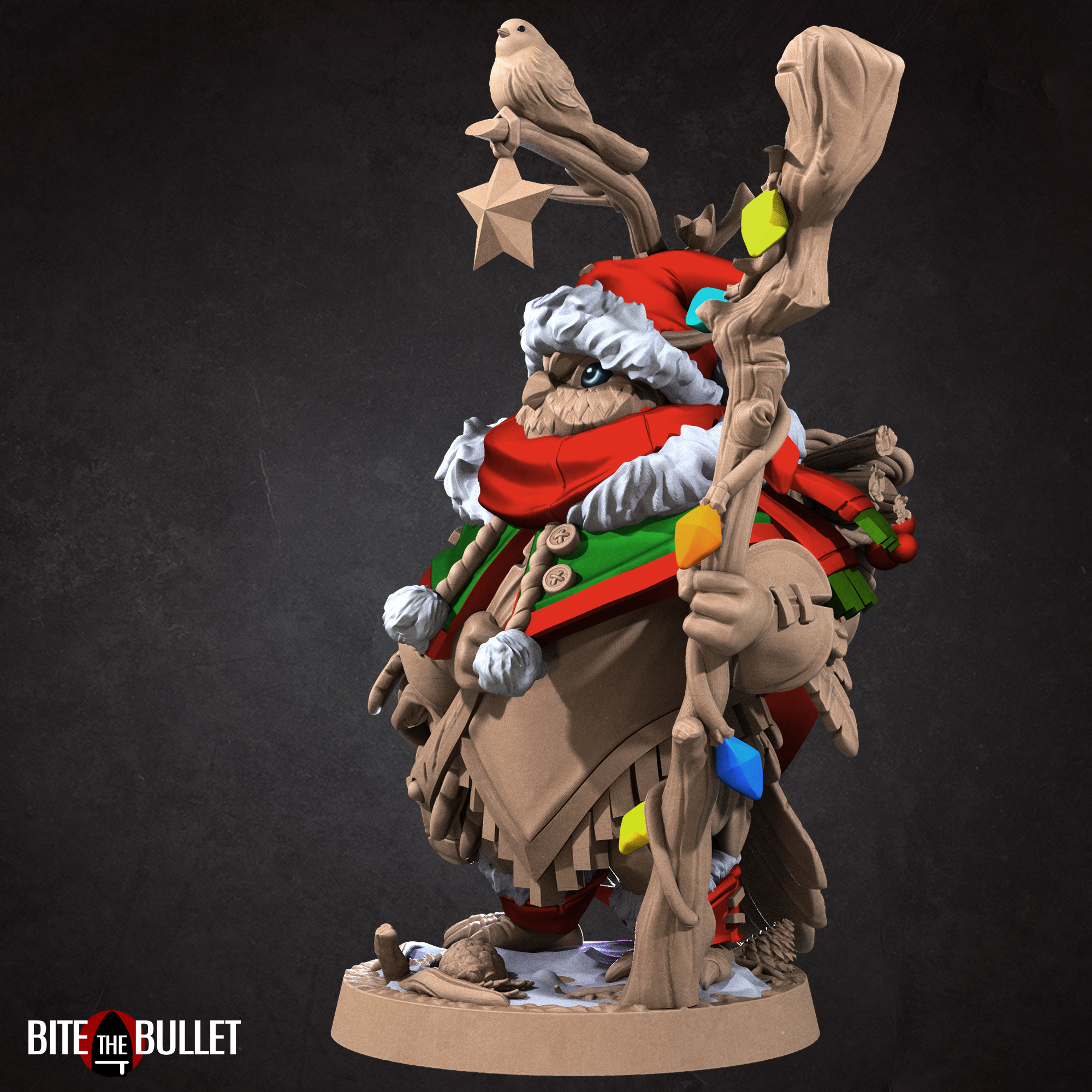 Uka, the Forest Keeper Owlfolk 3D STL Model — view 4
