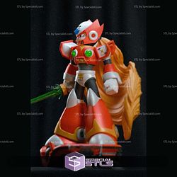 Zero Megaman Stand Pose V2 STL Files 3D Model
