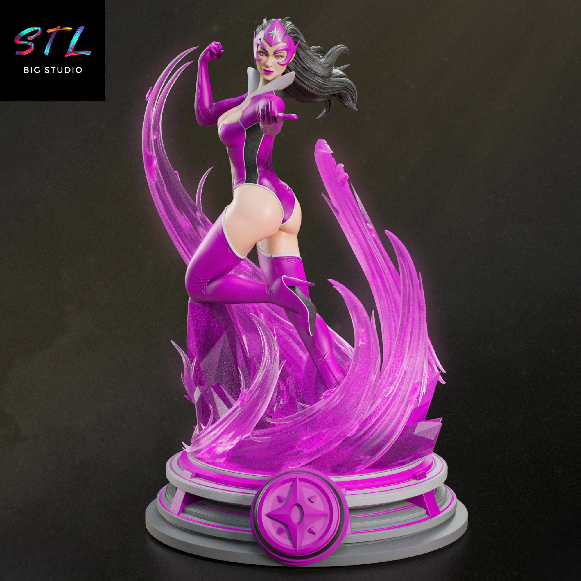 Star Sapphire STL | DC Comics | 3D Printable Figure Model