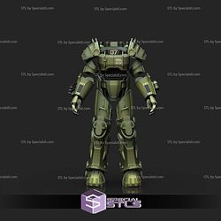 Cosplay STL Files NCR Power Armor Full 3D Model