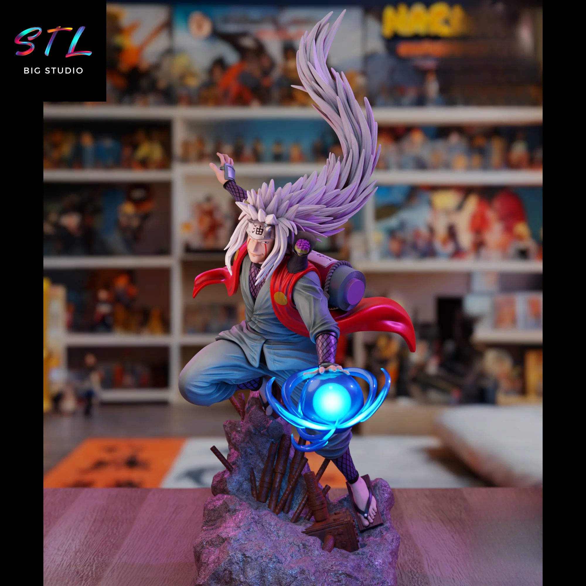 Jiraiya STL | Naruto Shippuden | Epic 3D Print Model Model