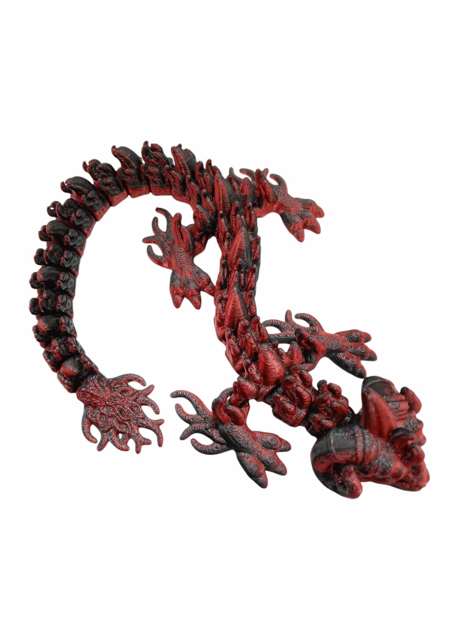 Aries Dragon Long Flexible 3D 3MF Model — view 2