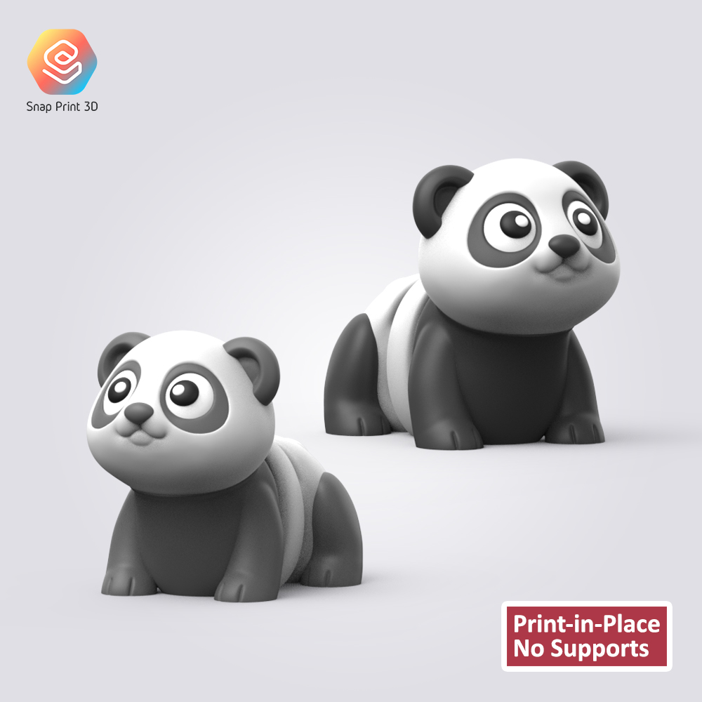 Flexi Panda V2 3D STL Model