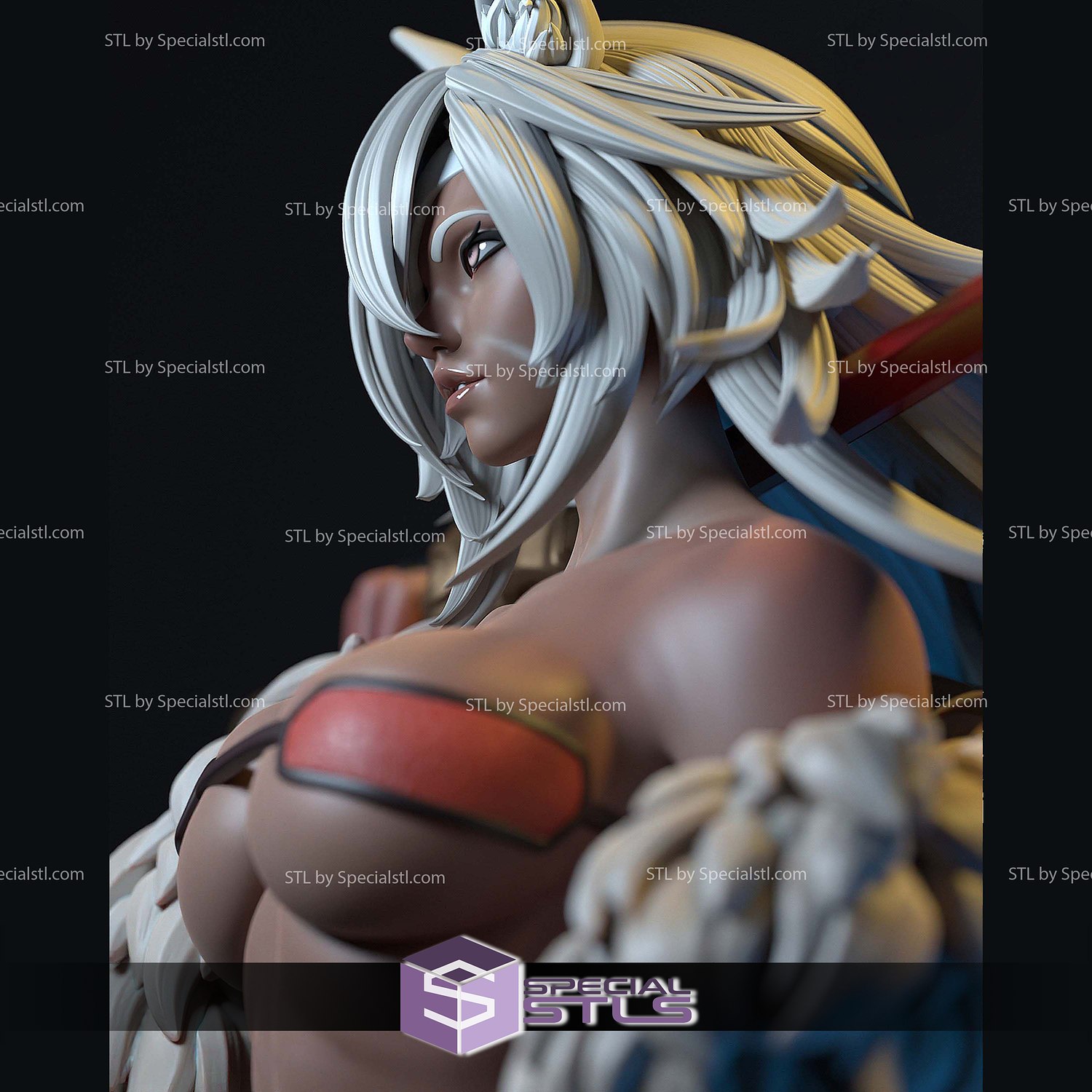 Ghislaine Dedoldia High Detail 3D Printer Files STL Model — view 5