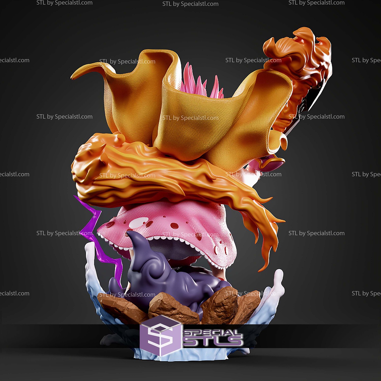 Big Mom One Piece 280mm STL Files 3D Model — view 3