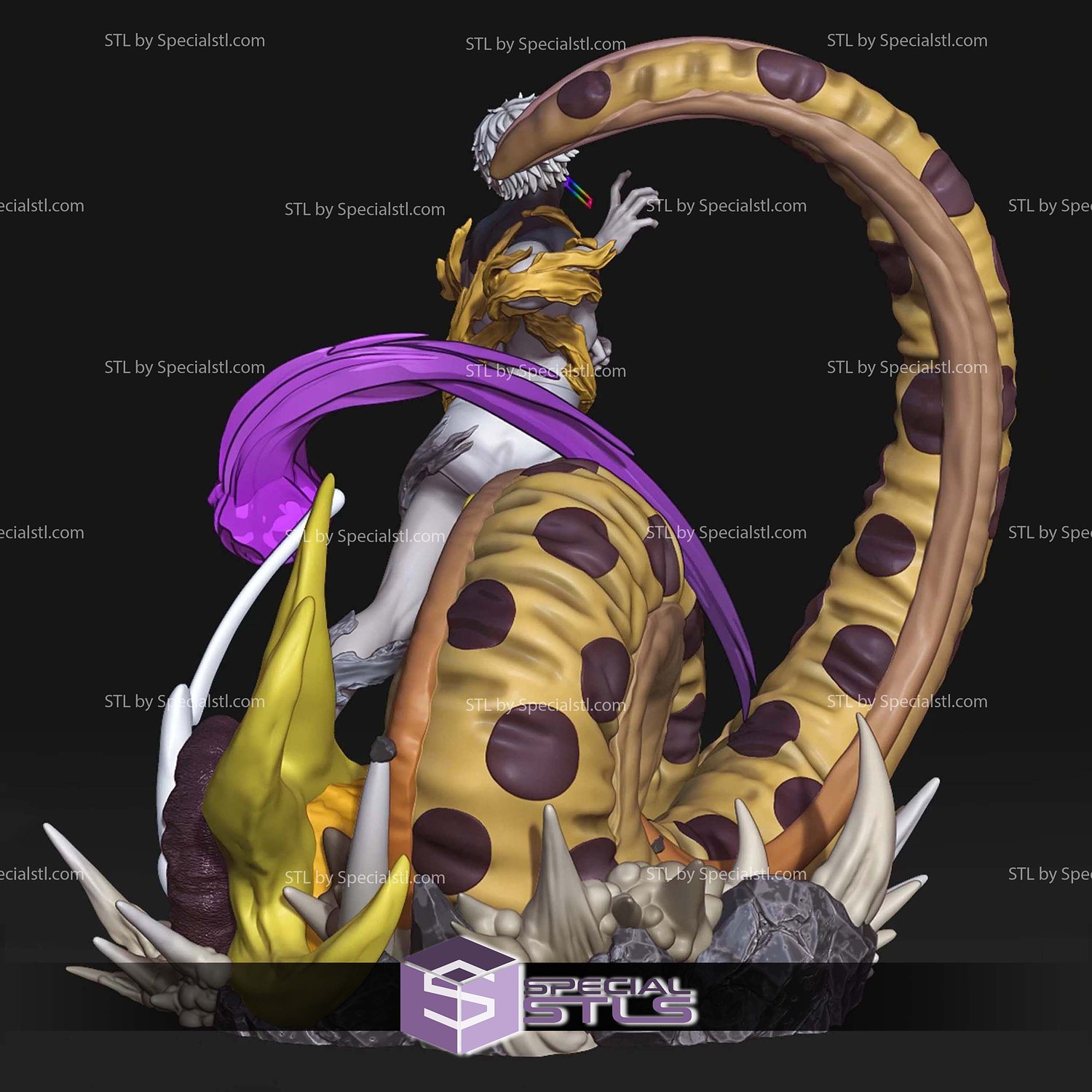 Jiji DanDaDa Punch 162mm STL Files 3D Model — view 5