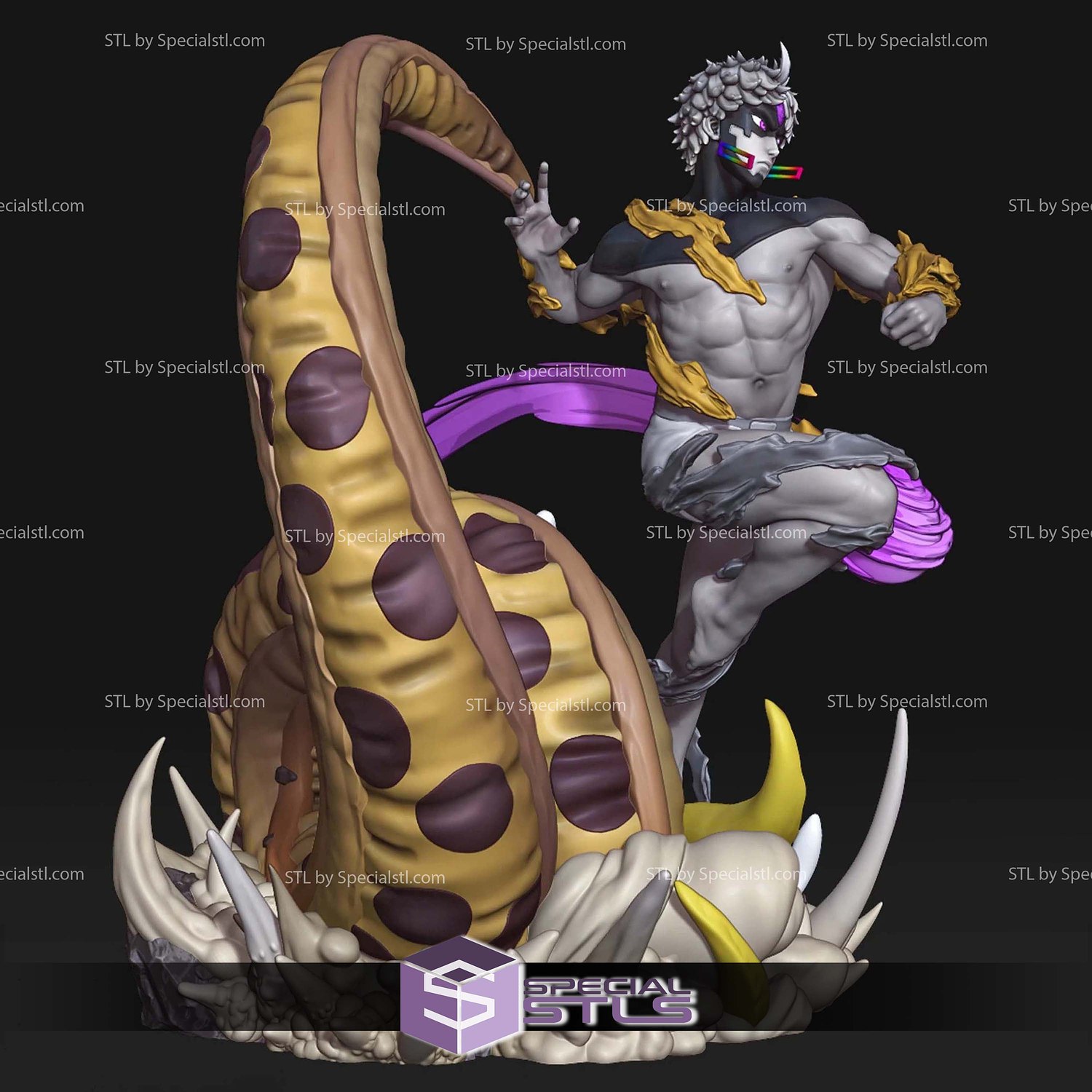 Jiji DanDaDa Punch 162mm STL Files 3D Model — view 6