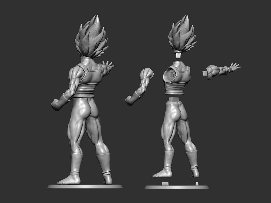 Vejiita Fan Art for 3DPrint STL Model — view 6