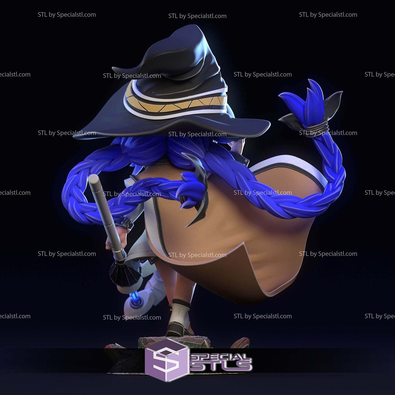 Chibi Roxy Migurdia 3D Printer Files STL Model — view 4