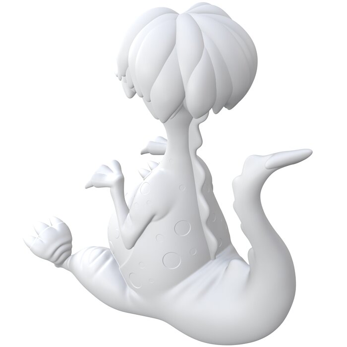 Mim Dragon 3D OBJ Model — view 6