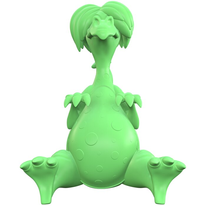Mim Dragon 3D OBJ Model — view 7