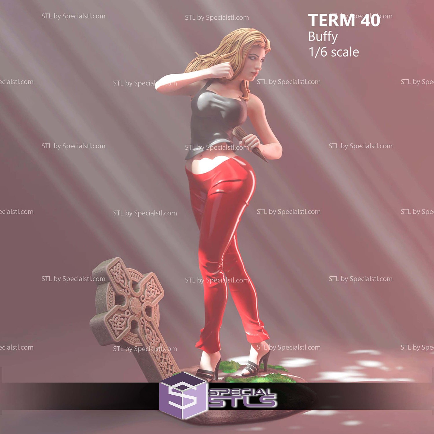 Buffy the Vampire Slayer Prepare 3D Printer Files STL Model — view 2