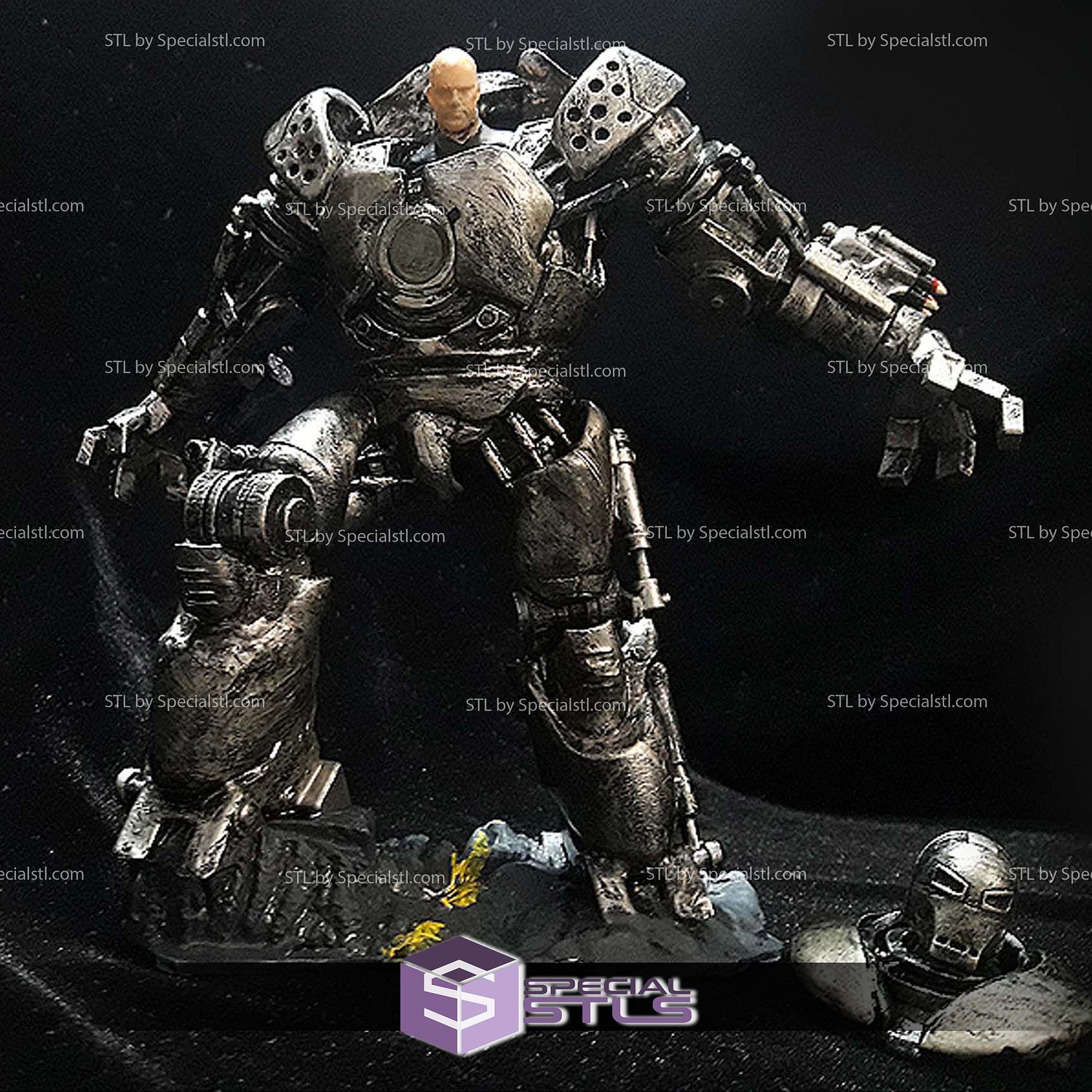 Iron Monger Basic STL Files 3D Model — view 3
