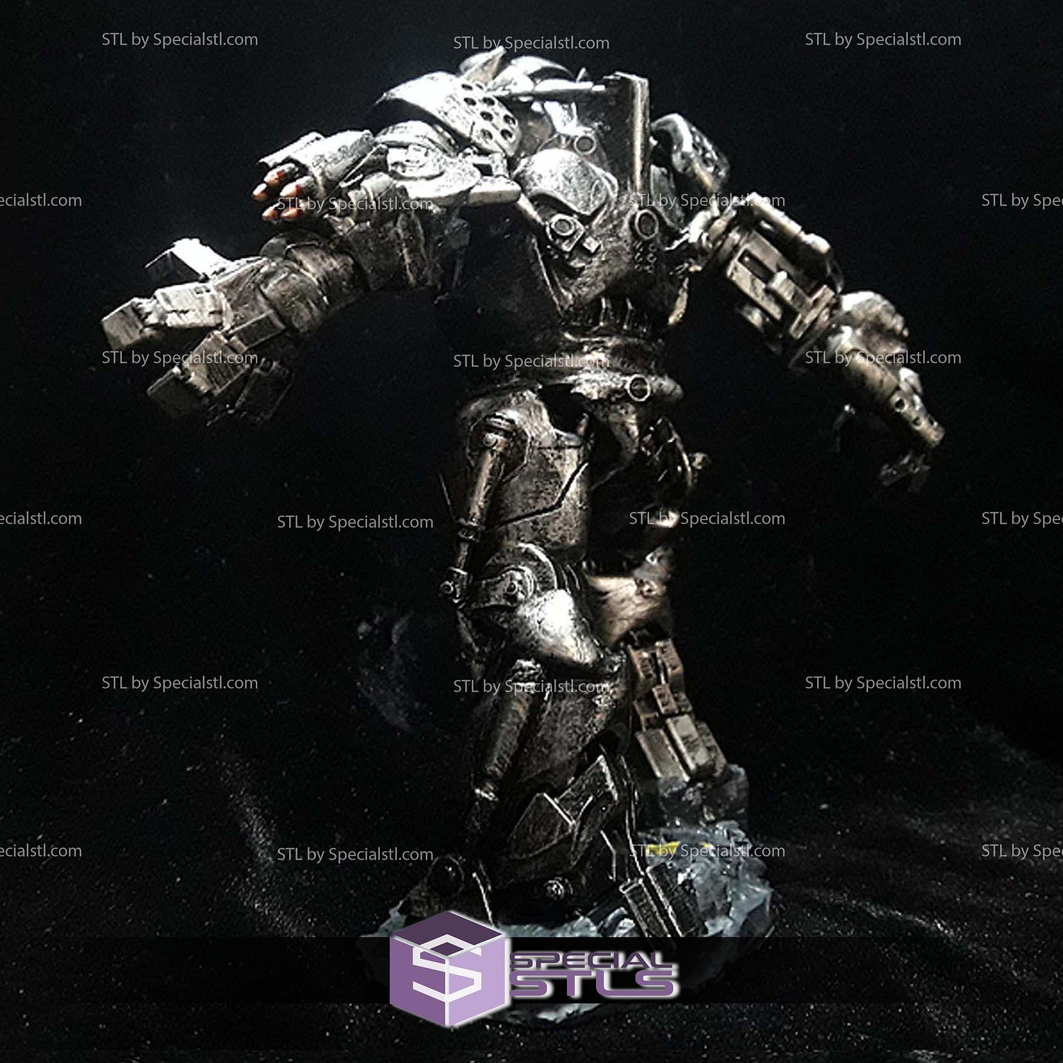 Iron Monger Basic STL Files 3D Model — view 4