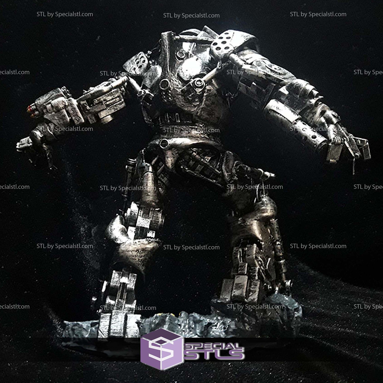 Iron Monger Basic STL Files 3D Model — view 5