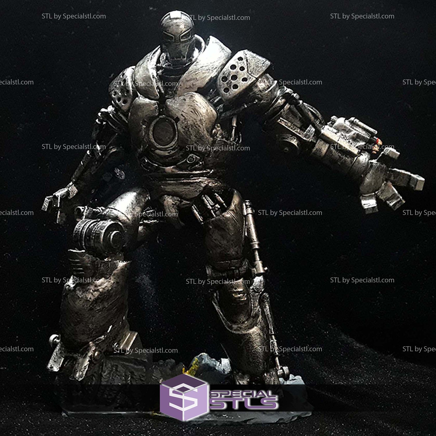 Iron Monger Basic STL Files 3D Model — view 7