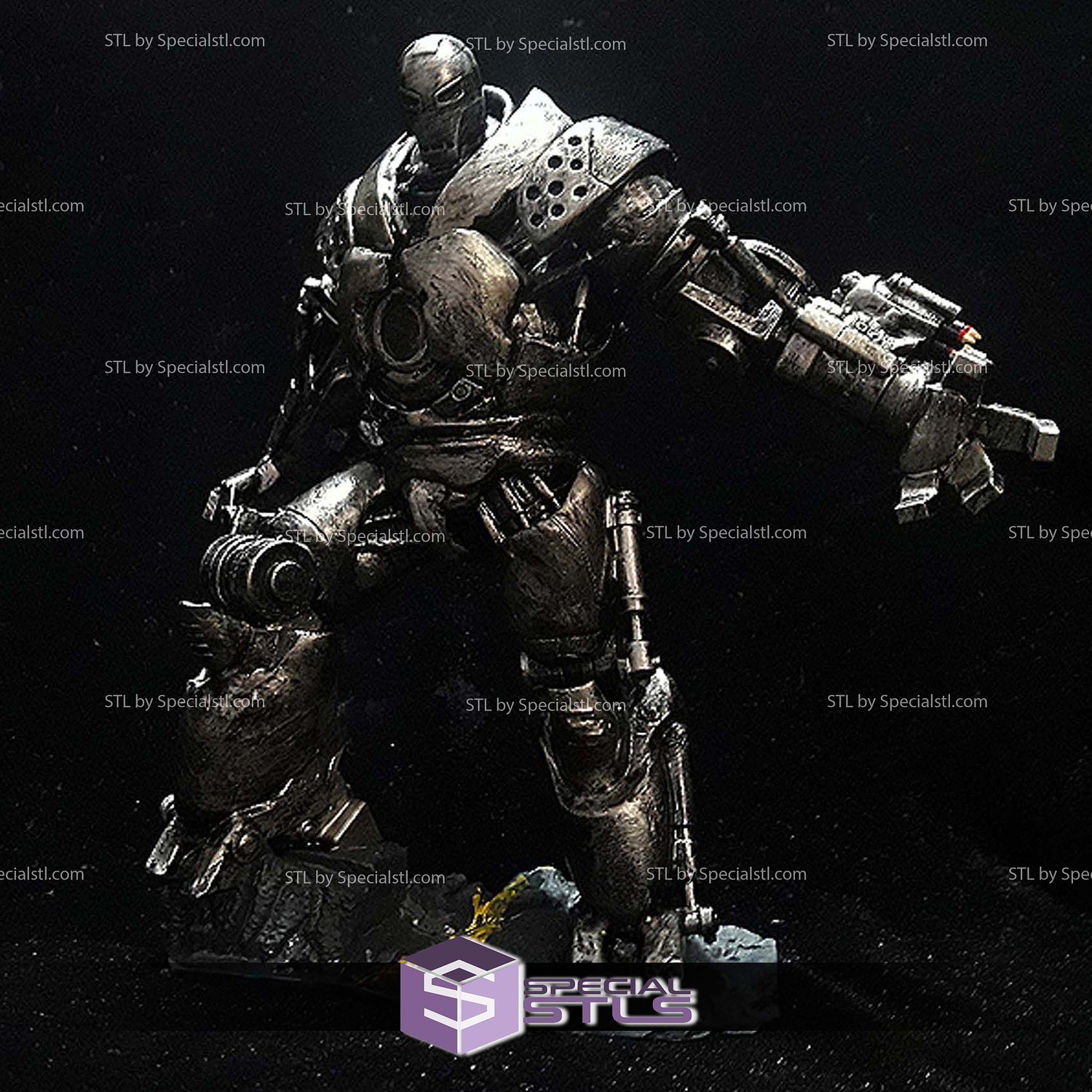 Iron Monger Basic STL Files 3D Model — view 8