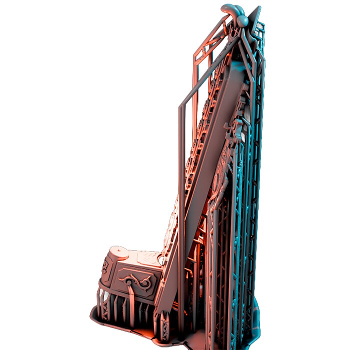 Strongman Hammer V - Tabletop RPG Miniature 3D STL Model — view 5
