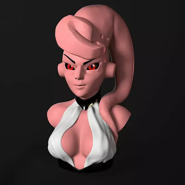 Bust - Female Majin 3D OBJ Model