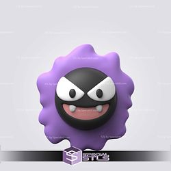 Super Basic Pokemon STL - Gastly 3D Model