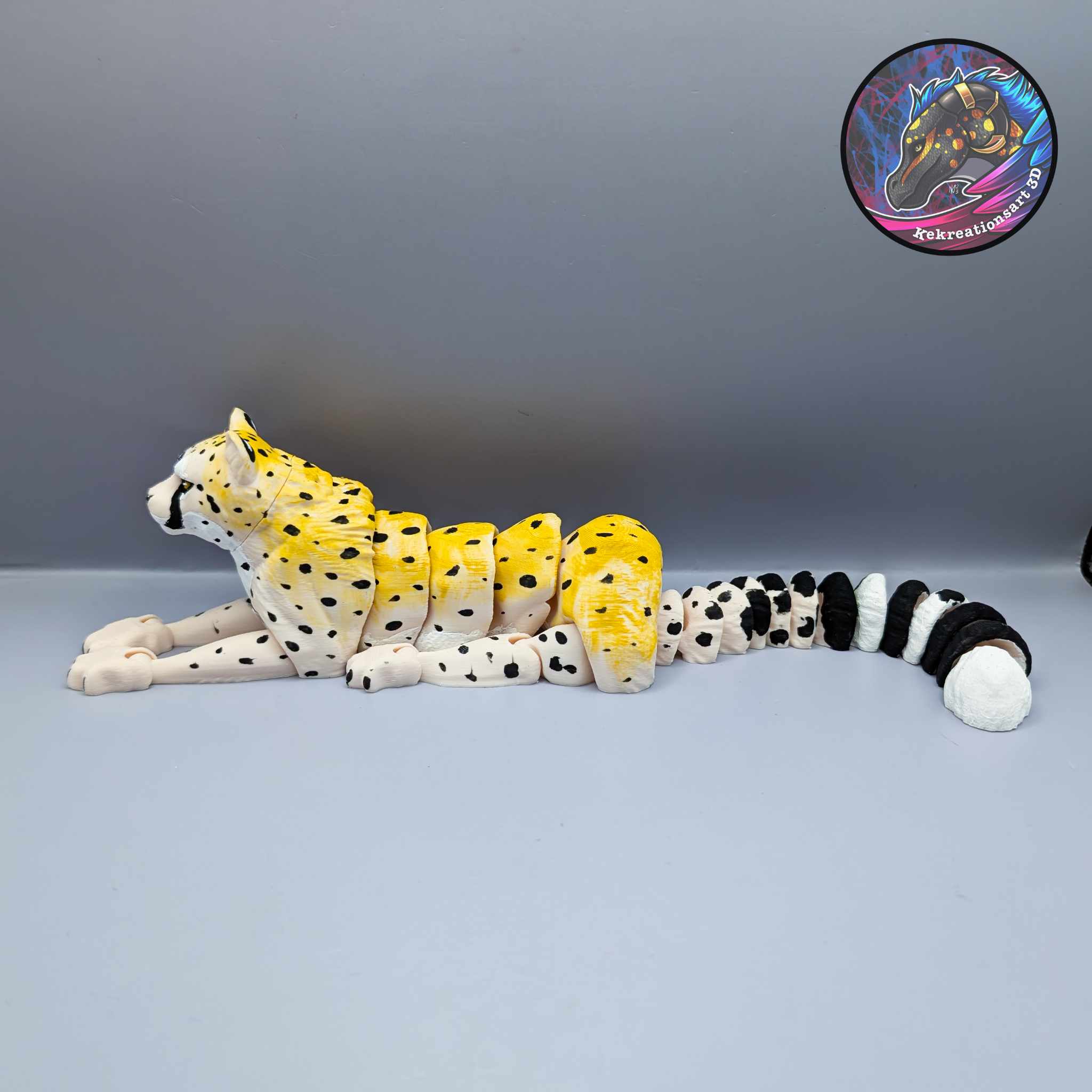 Flexi Cheetah 3D STL Model
