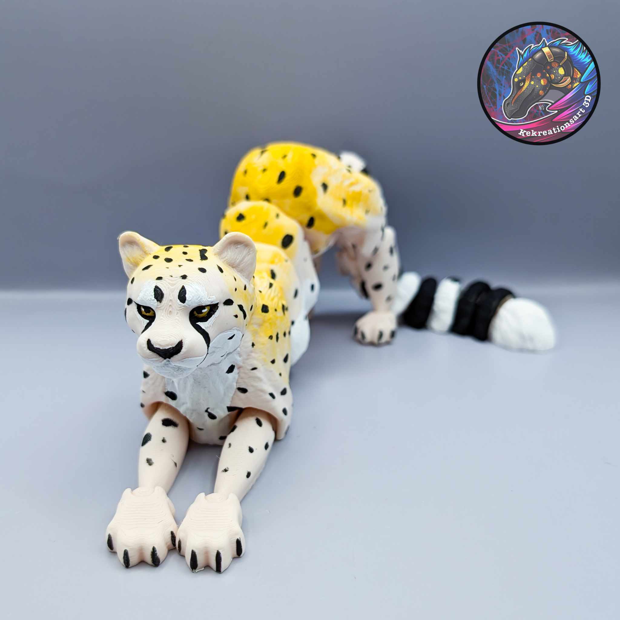Flexi Cheetah 3D STL Model — view 3