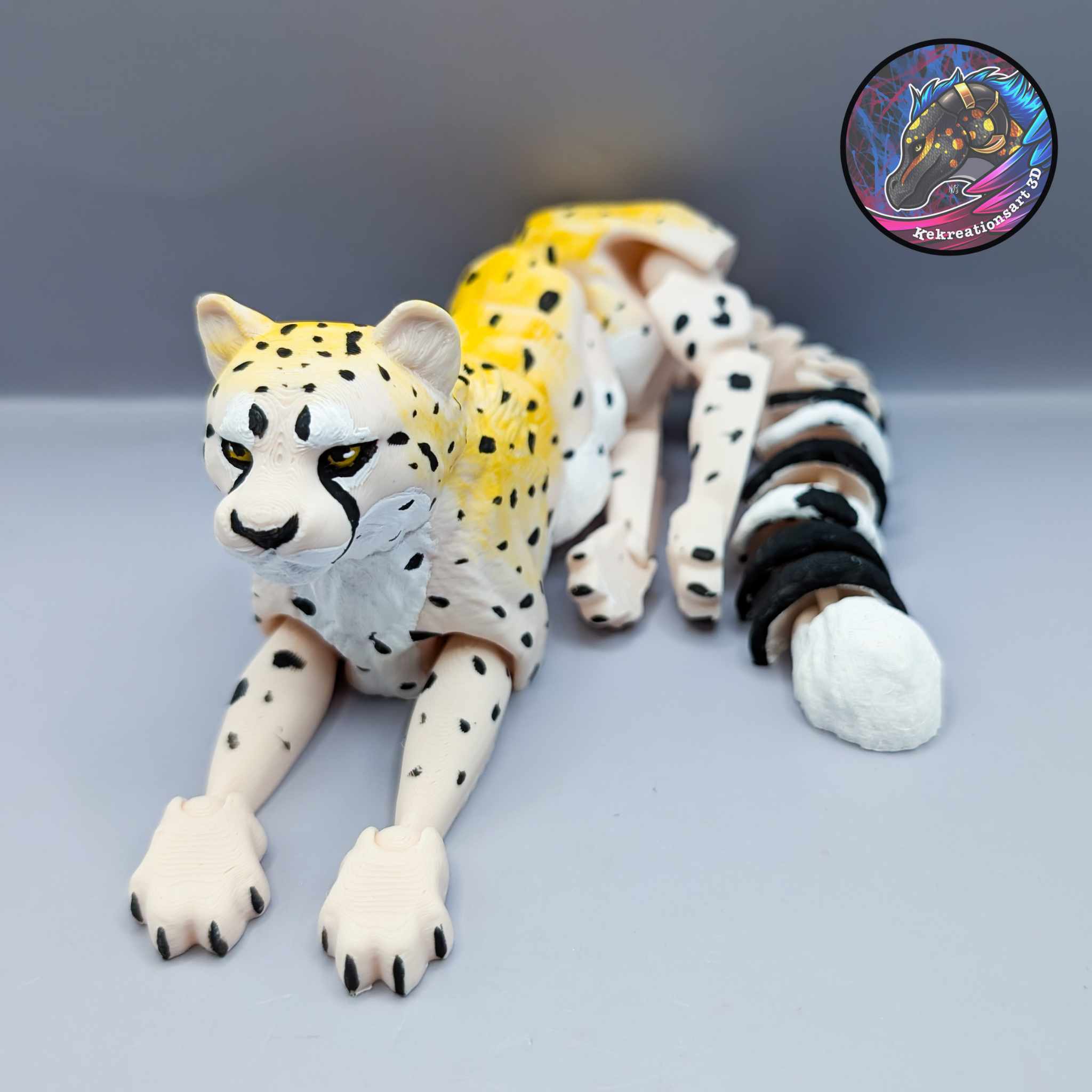 Flexi Cheetah 3D STL Model — view 5