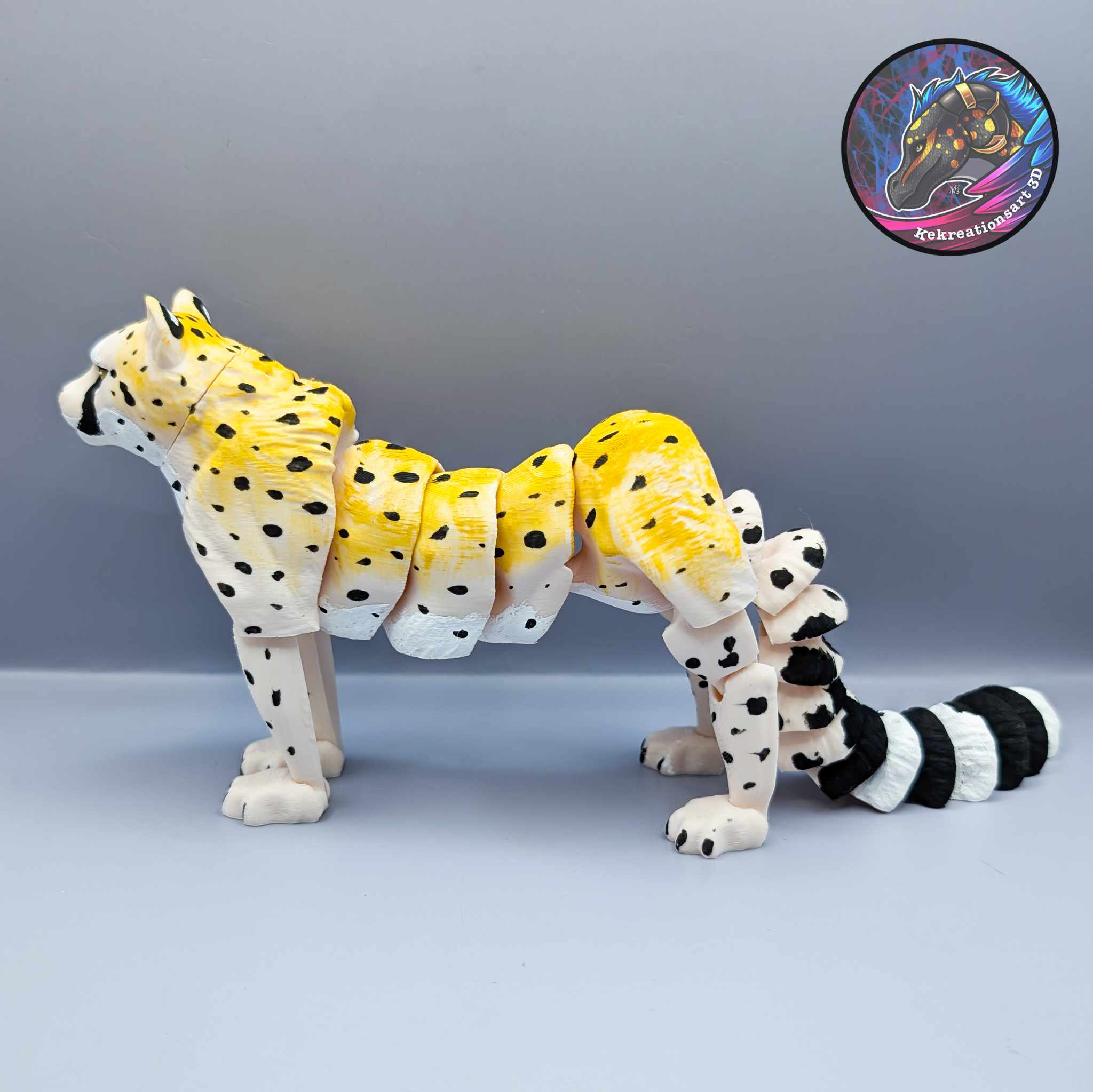 Flexi Cheetah 3D STL Model — view 6