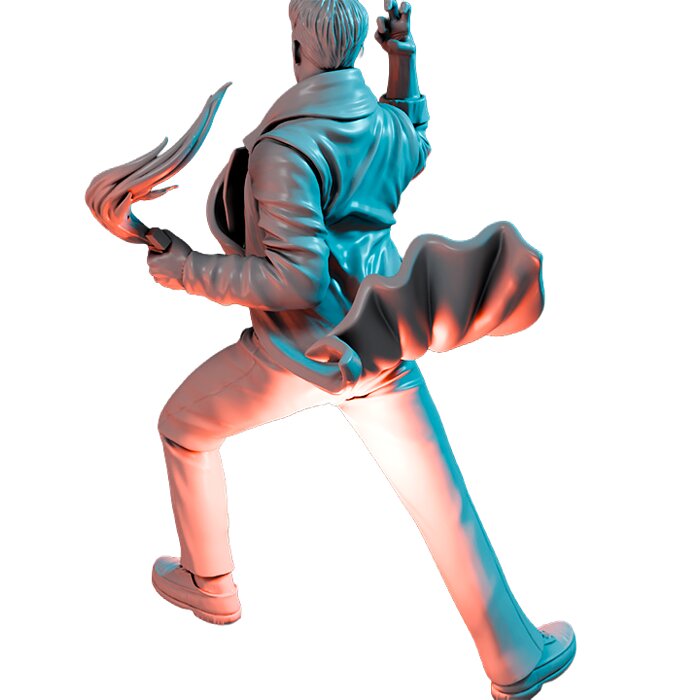 Lung Blazer II - Resin Miniature Figurine 3D STL Model — view 2