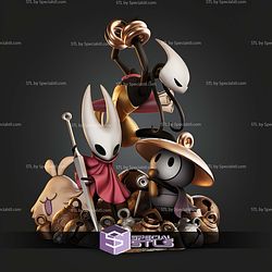 Silkband Hollow Knight Silksong Diorama STL Files 3D Model