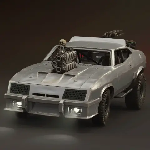 Ford Falcon XB Razor Cola 3D Printer Files | Assembly + Action STL Model