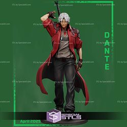 Dante Devil May Cry Netflix STL Files 3D Model