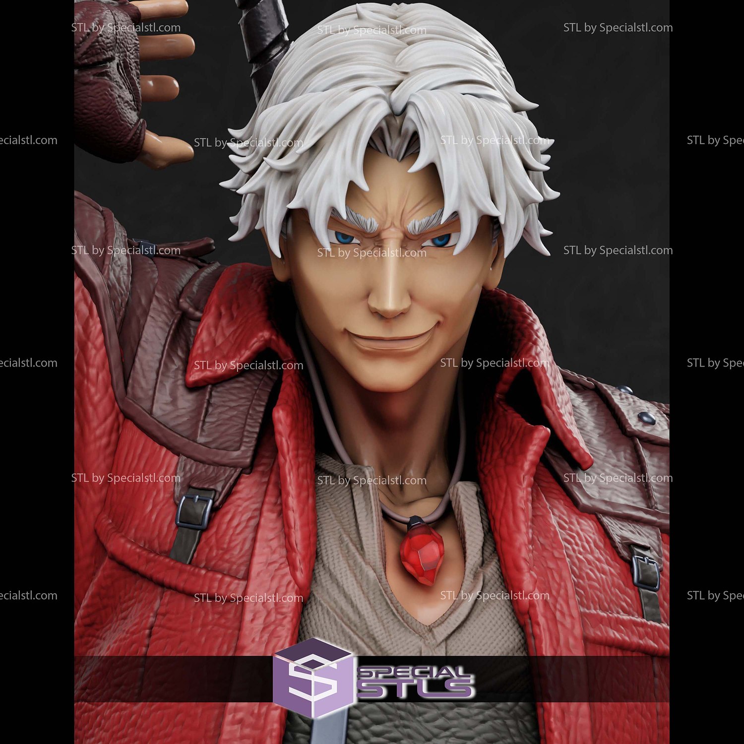 Dante Devil May Cry Netflix STL Files 3D Model — view 2