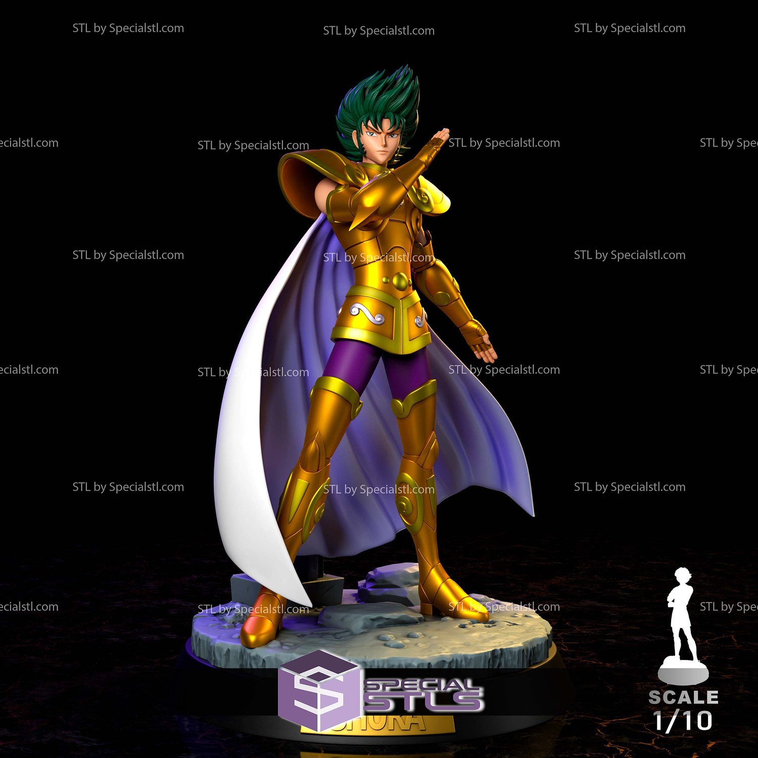Capricorn Shura 1-10 STL Files 3D Model — view 3