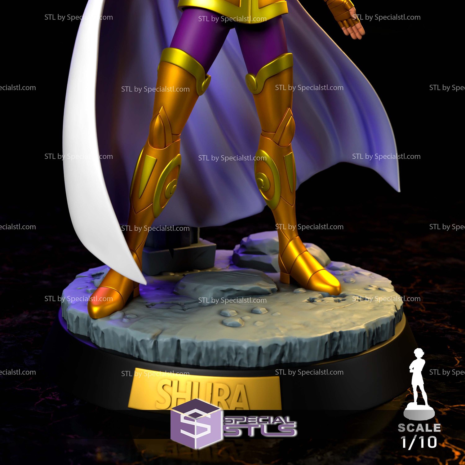 Capricorn Shura 1-10 STL Files 3D Model — view 6