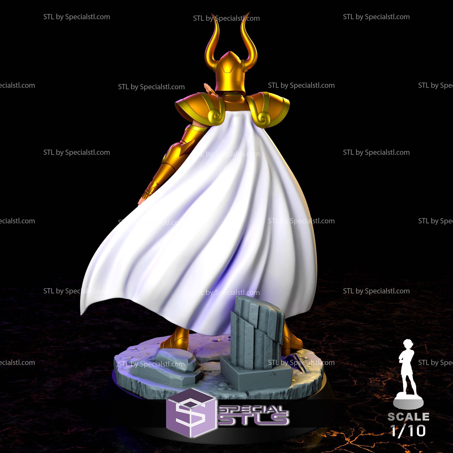 Capricorn Shura 1-10 STL Files 3D Model — view 7