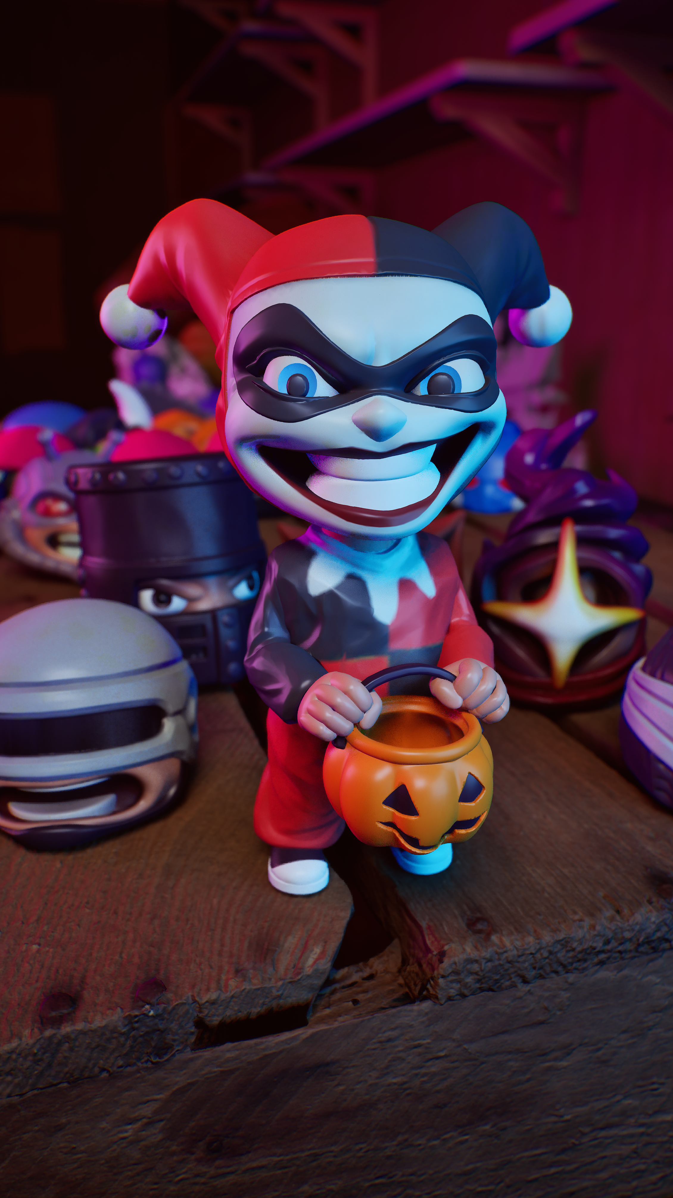 MASKtober Trick or Treat figure 3D 3MF Model