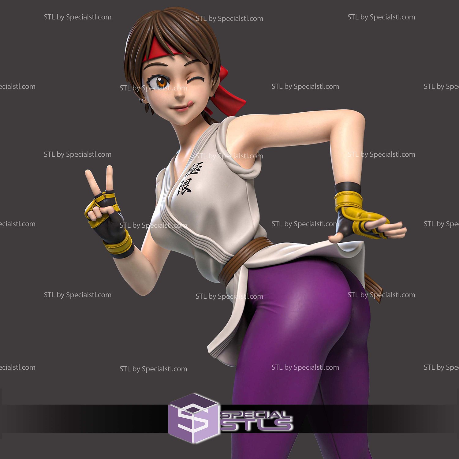 Yuri Sakazaki Posing 3D Printer Files STL Model — view 2
