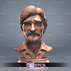 Mini Bust Character Collection STL Joel Last Of Us 3D Model