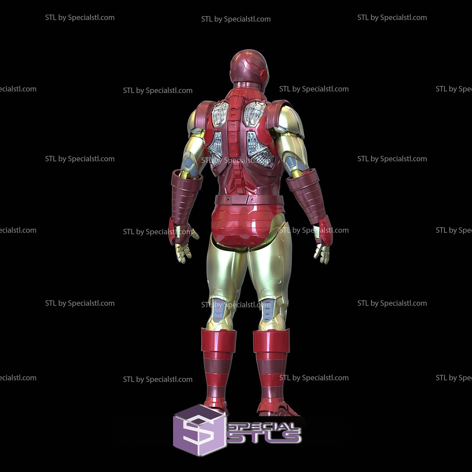 Cosplay STL Files Ironman Classic Armor 3D Model — view 2