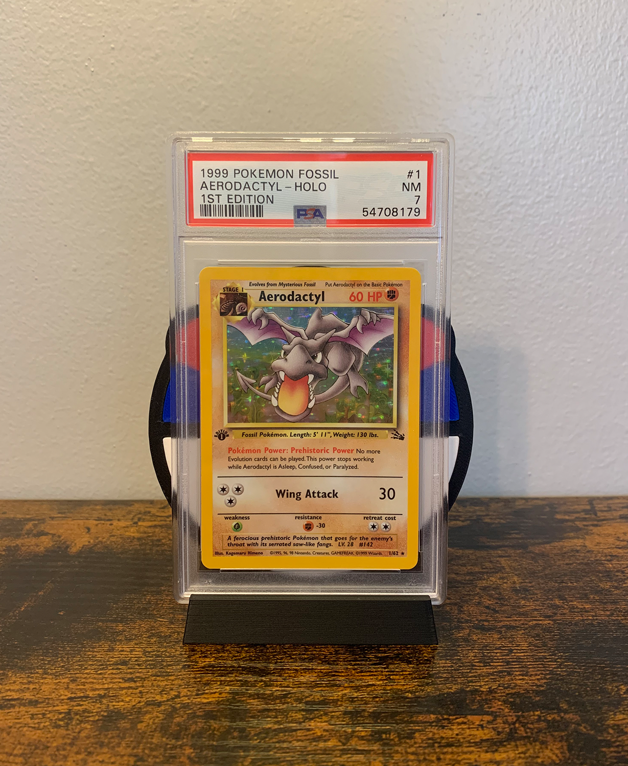 Great Ball Display Stand for PSA/CGC Graded Cards 3D STL Model