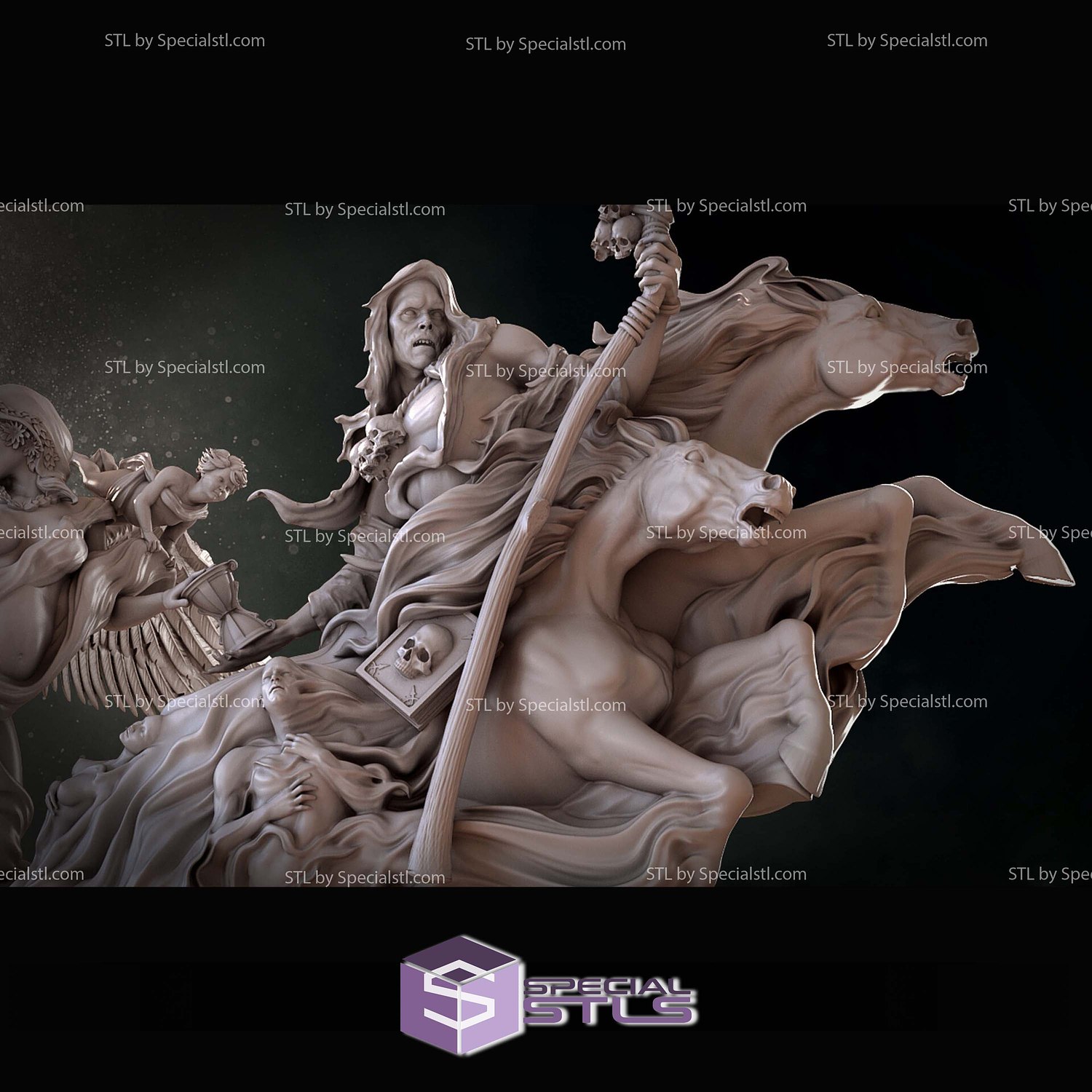 Ouroboros the Cycle of Life 3D Print Files STL Model — view 3